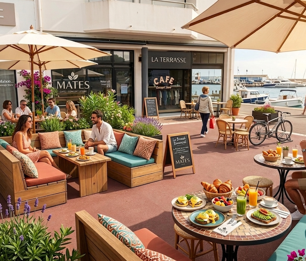 La terrasse mates cafe